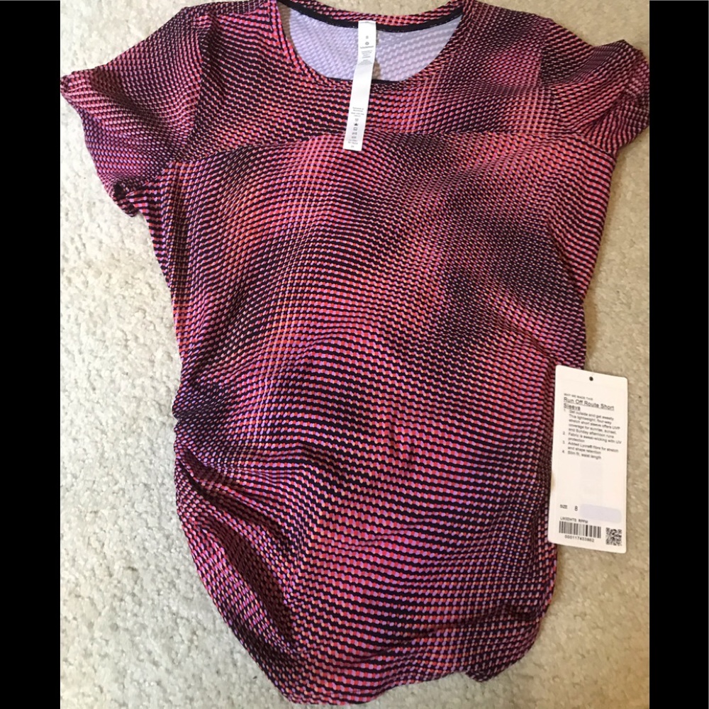Lululemon Seawheeze run off route top, NWT size 8